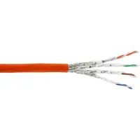 InLine Installatiekabel Cat.7a, S/FTP (PiMF) 4x2x0,58 AWG23, 1200MHz, B2ca, 10m