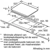 Bosch PXY875DC1E - Serie 8 - Inbouw Inductiekookplaat