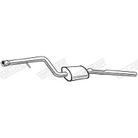 Walker 23716 Uitlaat middendemper