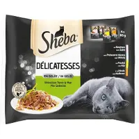 Sheba Delicatesse Selectie Van De Chef Gelei Multipack 340 gr