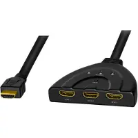 Logilink HD0040 Switch HDMI,3-port,bidirekt(1x3/3x1),4K/30Hz,CEC
