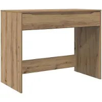 vidaXL Bureau met lade Artisan Eik Geconstrueerd hout 100 x 50 x 78 cm