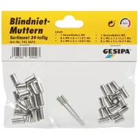 Gesipa 1433675 Popnagel 34 onderdelen