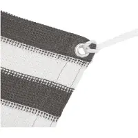 vidaXL Tenttapijt 300x500 cm antracietkleurig en wit
