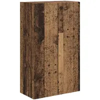 vidaXL TV Wandkast 59,5 x 31 x 100 cm Oud Hout Bewerkt hout