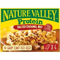 Nature Valley 4x Proteine Gezouten Karamelnoten 4-pack 4 stuks