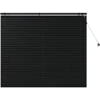 vidaXL Venetiaanse jaloezie Zwart 145 x 130 cm 35 mm