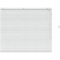 vidaXL Venetiaanse jaloezie Wit 145 x 130 cm 35 mm