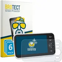 BROTECT - Screenprotector voor HelloBaby HB6550 - Folie Beschermfolie matte 6 Stuks