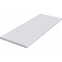 vidaXL Geheugen Schuim Matras Topper 80 x 200 cm Thick Zacht Wit