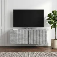 Prolenta Maison Exclusive - Wandmontabele TV-kast, 78,5 x 41 x 30 cm, betonkleur