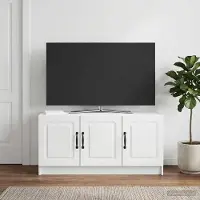 Prolenta Maison Exclusive - TV-kast, hoogglans wit, 99 x 34,5 x 47 cm, materiaal: houtvezelplaat