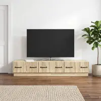 Prolenta Maison Exclusive - TV-kast van Sonoma-eikenhout, 147 x 34,5 x 27 cm, gemaakt van houtvezel