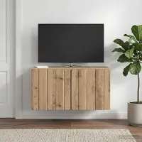 Prolenta Maison Exclusive - Wandgemonteerde TV-kast, 59,5 x 31 x 30 cm, ambachtelijk eikenhout