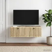 Prolenta Maison Exclusive - Wandmeubel voor televisie, Sonoma-eikenhout, 98 x 41 x 30 cm