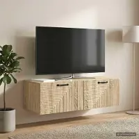 Prolenta Maison Exclusive - Wandmeubel voor televisie, Sonoma-eikenhout, 98 x 41 x 30 cm