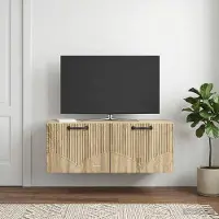Prolenta Maison Exclusive - Wandmontabele TV-kast van Sonoma-eikenhout, 78,5 x 31 x 30 cm