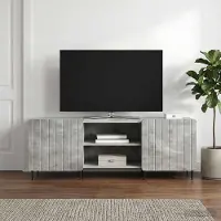 Prolenta Maison Exclusive - TV-kast in betonkleur, 150 x 31 x 52 cm, gemaakt van houtvezel