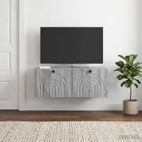 Prolenta Maison Exclusive - Wandgemonteerde TV-kast, grijze Sonoma-kleur, 78,5 x 41 x 30 cm