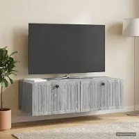 Prolenta Maison Exclusive - Wandmeubel voor televisie, grijze Sonoma-kleur, 98 x 41 x 30 cm