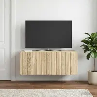 Prolenta Maison Exclusive - Wandmontabele TV-kast, 78,5 x 31 x 30 cm, Sonoma-eikenhout