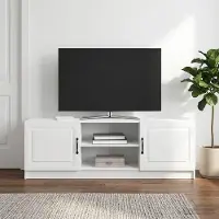 Prolenta Maison Exclusive - TV-meubel, hoogglans wit, 150 x 31 x 47 cm, gemaakt van houtvezel