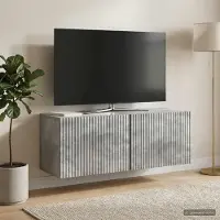 Prolenta Maison Exclusive - Wandmontabele TV-kast, 78,5 x 31 x 30 cm, betonkleur