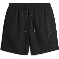 Superdry Zwemshorts zwart