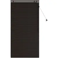vidaXL Venetiaanse jaloezie Donkerbruin 85 x 160 cm 35 mm