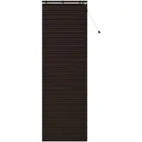 vidaXL Venetiaanse jaloezie Donkerbruin 90 x 250 cm 35 mm