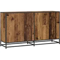vidaXL Dressoir, gerecycled hout, 134 x 35 x 76 cm, houtvezel
