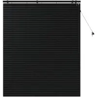 vidaXL Venetiaanse jaloezie Zwart 135 x 160 cm 35 mm