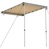 vidaXL Luifel voor camper en caravan 1,2x2x2,15 m beige