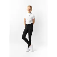 HORZE Dea kinder fullseat rijlegging , jet black, 122-128