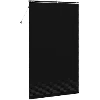 vidaXL Venetiaanse jaloezie Zwart 155 x 250 cm 35 mm