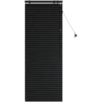 vidaXL Venetiaanse jaloezie Zwart 65 x 160 cm 35 mm