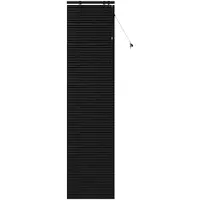 vidaXL Venetiaanse jaloezie Zwart 65 x 250 cm 35 mm