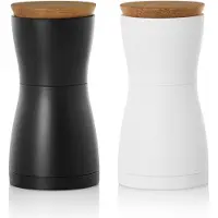 AdHoc Peper- en Zoutmolen Twin Zwart & Wit 13,3 cm