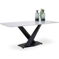 Stolkom VENTURA 180 eettafel metaal/keramiek