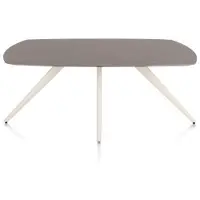 Xooon Saluti Esstisch oval 180 x 105 cm 4-Fuß-Gestell HPL