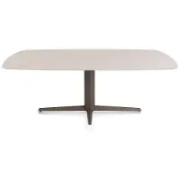Xooon Saluti Esstisch oval 210 x 105 cm Zentraler Sternfuß HPL
