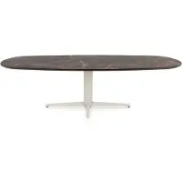 Henders & Hazel Caletta Esstisch oval HPL/Metall Sternfuß