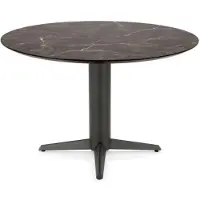 Henders & Hazel Caletta Esstisch oval HPL/Metall Sternfuß