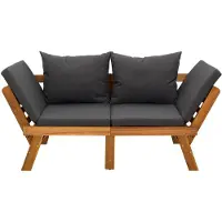 vidaXL 3-in-1 Tuinbank met Kussens 162 x 72 x 65 cm