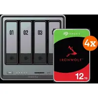 UGREEN NASync DXP4800 Plus + Seagate Ironwolf 12TB 4-Pack