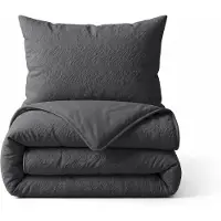 Sleeptime Lazy dekbed zonder overtrek Salva - Incl. kussensloop - Grijs - 140x200