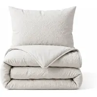 Sleeptime Lazy dekbed zonder overtrek Salva - Incl. kussensloop - Beige - 140x200