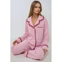 Hiccups for Kids Overhemdkraag Katoenen Geruite Pyjama Set
