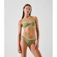 Karl Lagerfeld Bikinibroek appel / wit