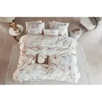 Rivièra Maison Dekbedovertrek Everlasting Naturel Katoen-200 x 200 / 220 cm | 2-Persoons